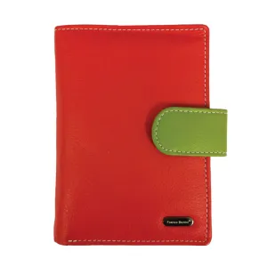 Franco Bonini - 2907 Orange/Multi Leather Wallet Shop Hot Deals