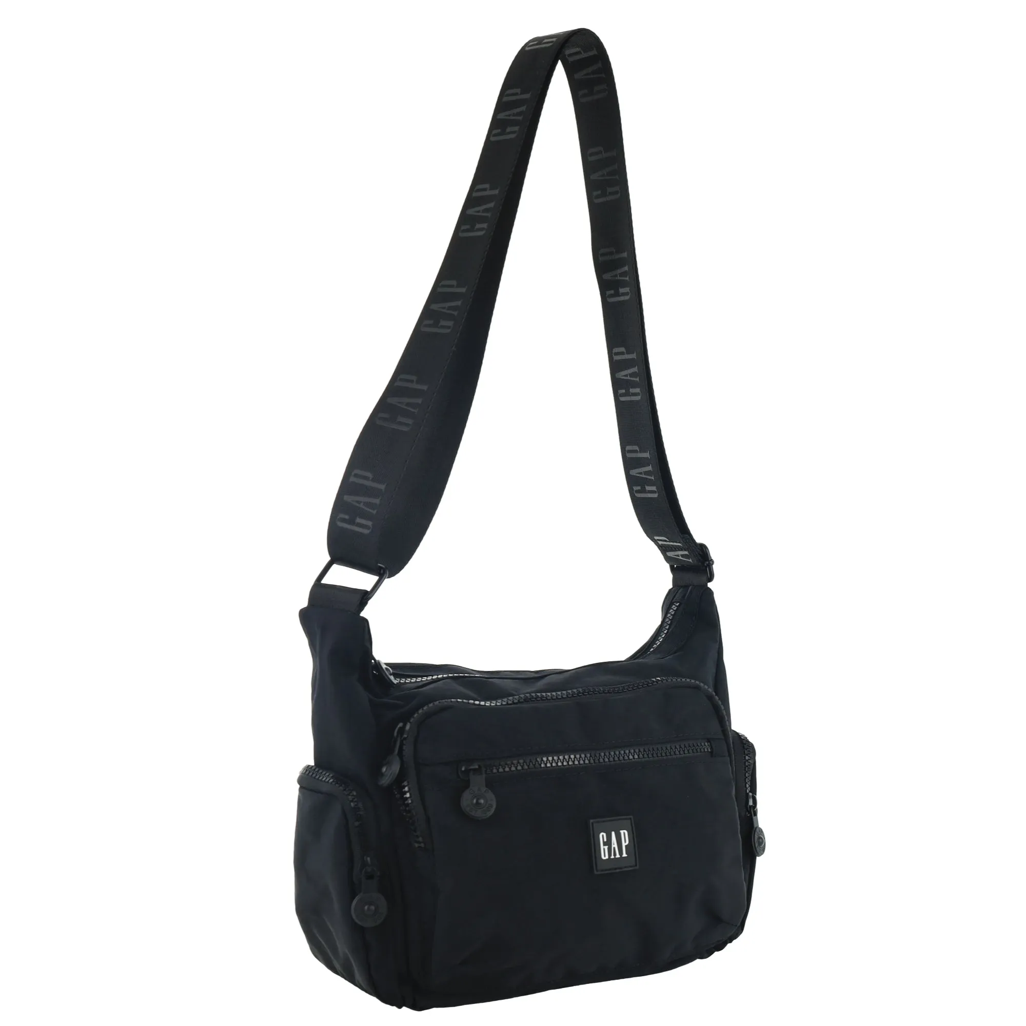 Instant Deal Today Gap - 39 End Pockets Nylon Coss-Body - Black