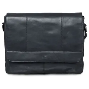 Messenger Bag For 15'' Laptop / Tablet, 16.25" X 3.25" X 12", Black MustShop Sale