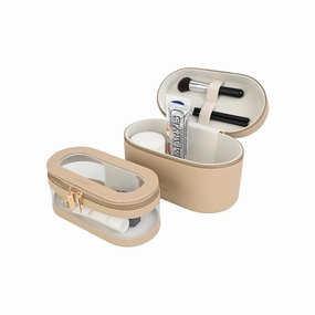 Shop Grab Now Kate Hill - Ka112 Beauty Cases 2 Piece Set - Neutral