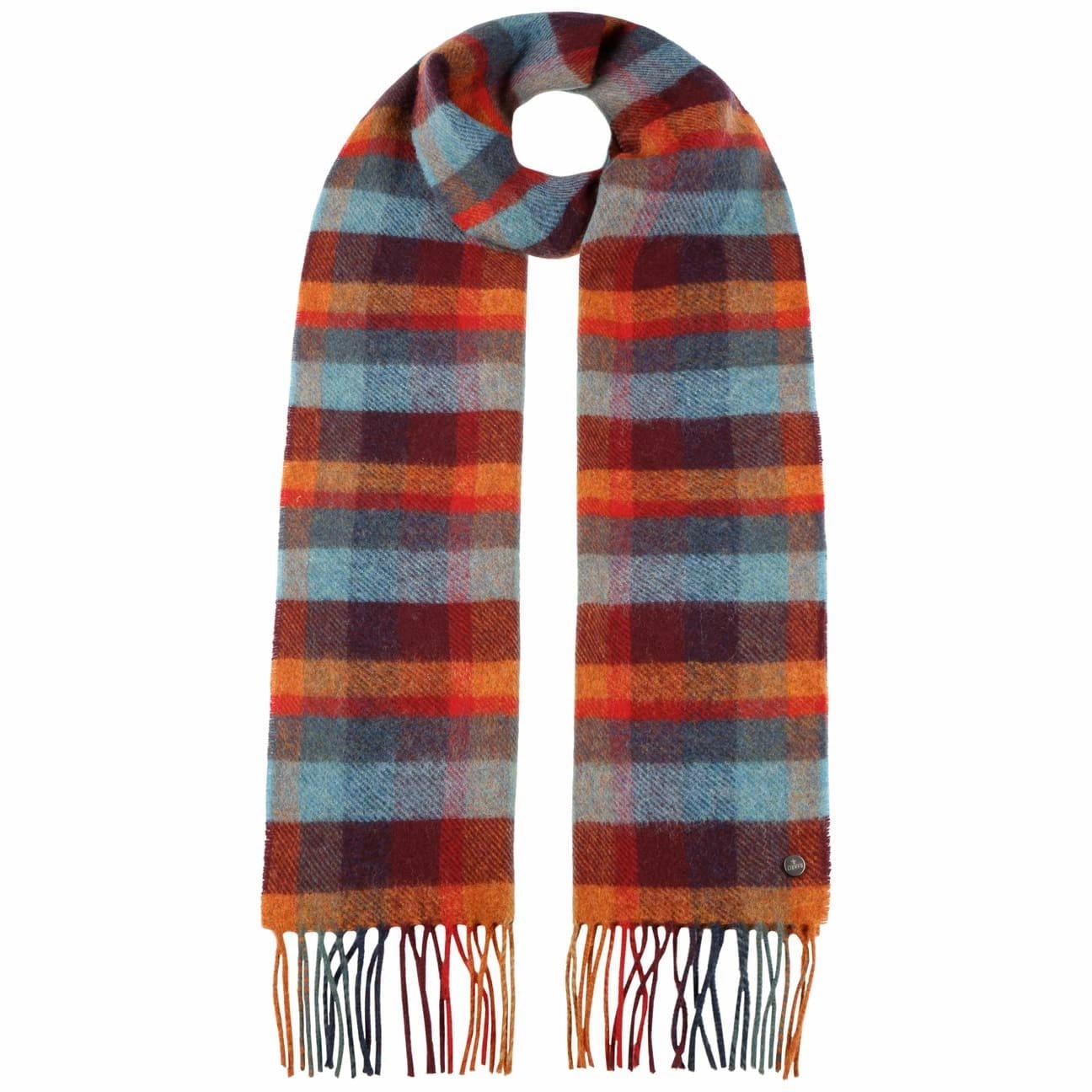 Lambswool Check Fringed Scarf Hot Picks Today Shop Todays Picks