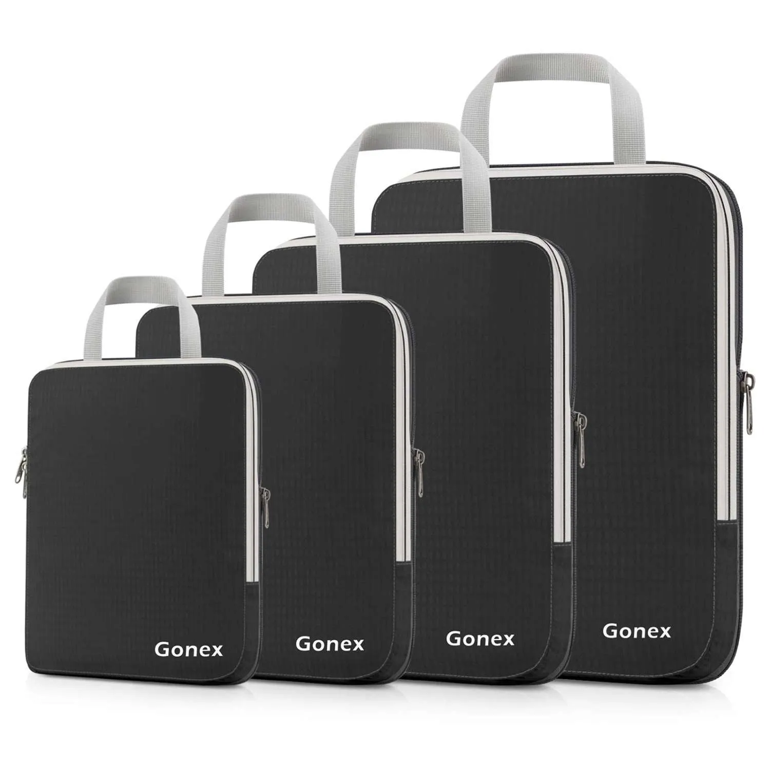 Daily Hot Deal Limited Stock Deals Gonex Compression Packing Cubes Set, Expandable Packing Organizers 4Pcs