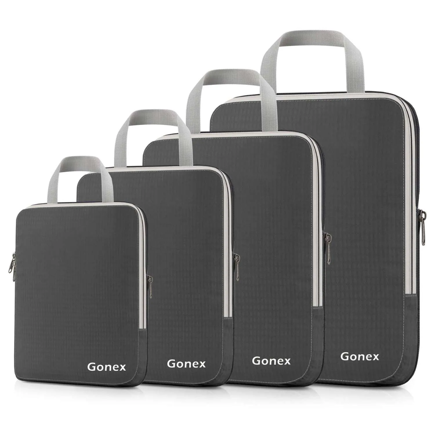 Big Savings Alert Flash Pick Today Gonex Compression Packing Cubes Set, Expandable Packing Organizers 4Pcs