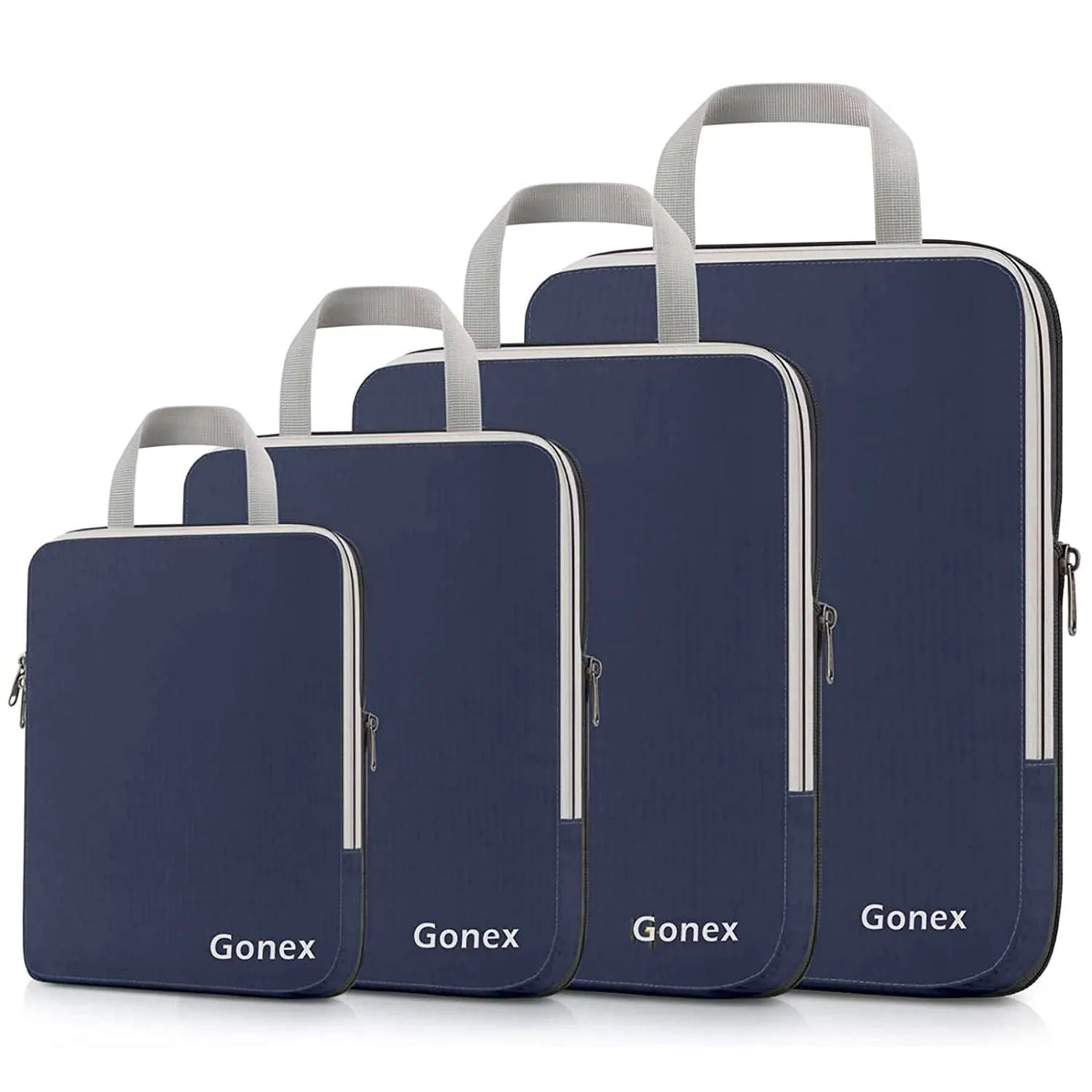 Gonex Compression Packing Cubes Set, Expandable Packing Organizers 4Pcs Shop Hot Picks Instant Savings Inside