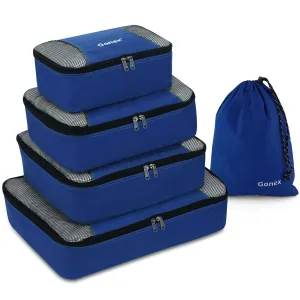 Big Savings Event Gonex Luggage Organizers Packing Cubes 5Pcs Set