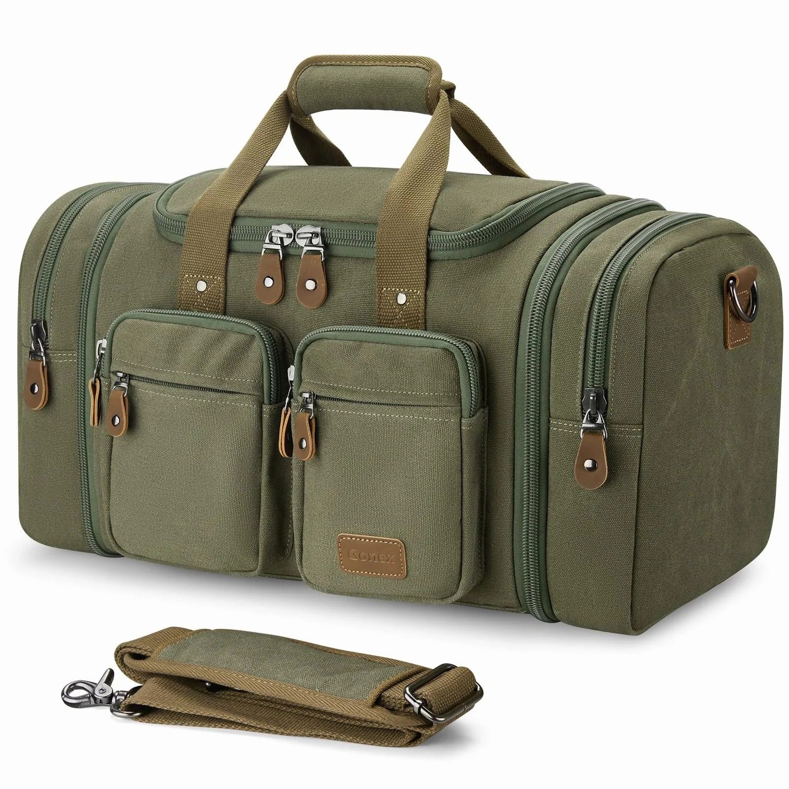 Gonex Canvas Duffle Bag 50L Today Only Savings Exclusive Online Deal