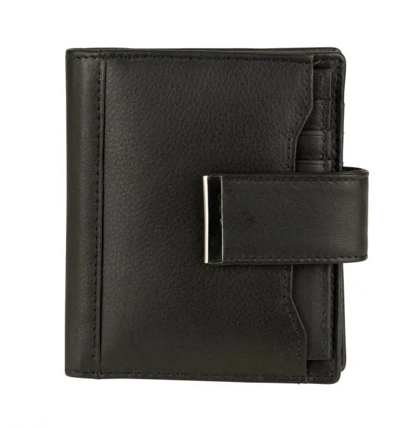 Franco Bonini 21-01 Black Rfid Leather Wallet Removable Card Holder Dont Miss This Offer