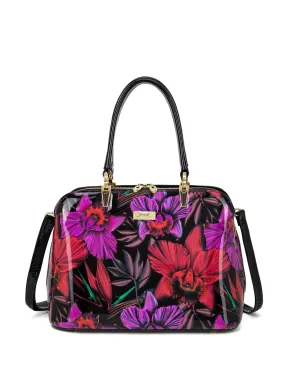 Serenade - Sf15-8137 Orchid Triple Compartment Leather Bag Special Occasion Discount Trendy Picks Today