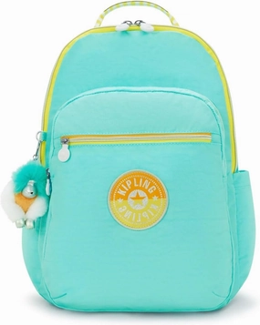 Today Only Hot Pick Kipling Seoul Large 15" Laptop Backpack - Poppy Aqua C