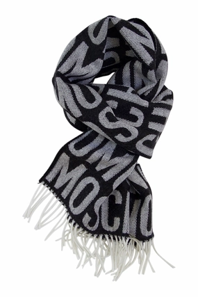 Grey Merino Scarf Moschino Shop the Savings Shop Hot Picks