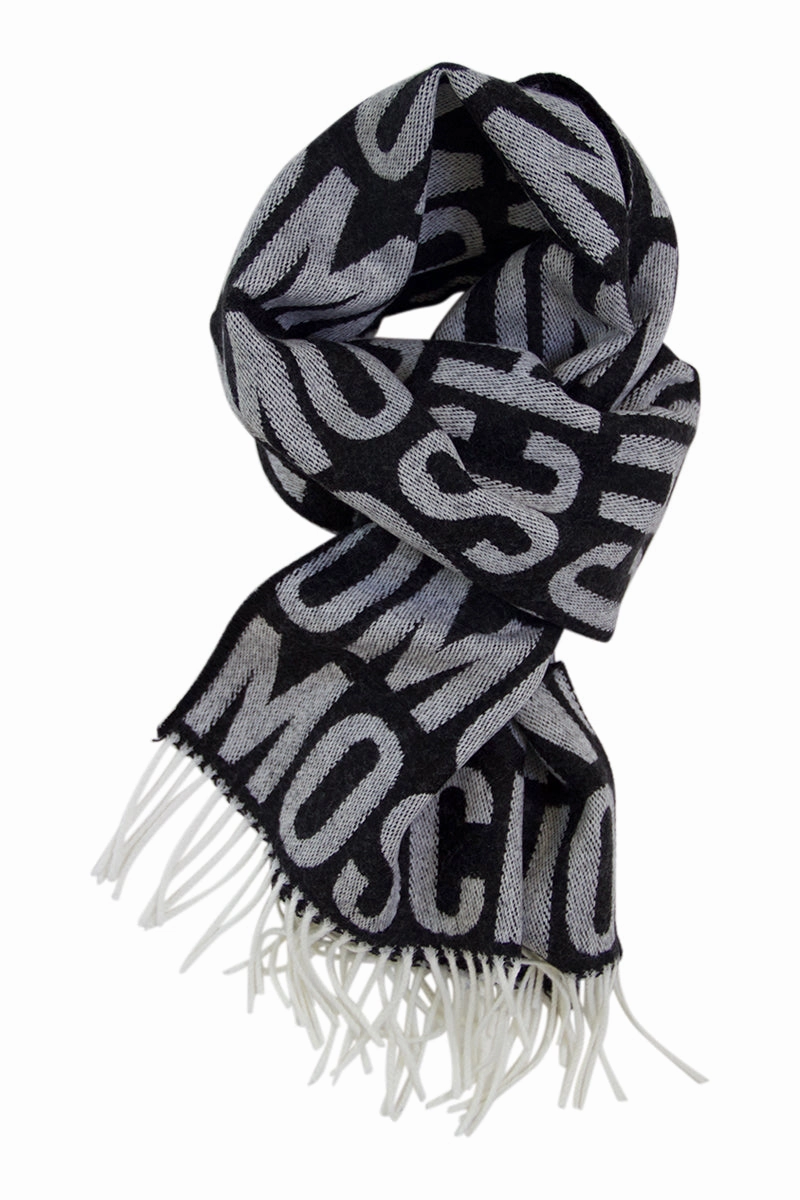 Grey Merino Scarf Moschino Shop the Savings Shop Hot Picks