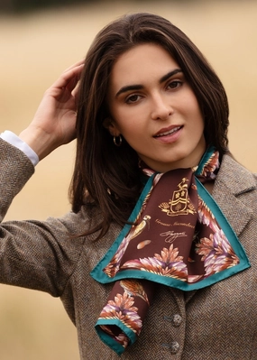 Grouse Misconduct Narrow Silk Scarf Steal the Deal Now Hot Pick Online