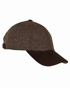 Heather Sutton Tweed Baseball Cap Surprise Offer Now Save Big Online