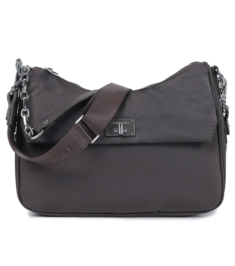 Hedgren - Hlbr07.104 Unity Hobo Crossover Rfid - Fumo Grey Save Today Only Hot Offer Ending Soon