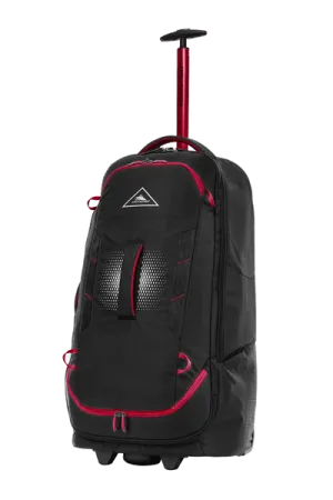 High Sierra - Composite V4 76Cm Medium Rfid Wheeled Duffle With Backpack Straps - Black/Red Special Savings Today Best Price Online