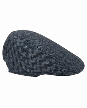 Hoggs Of Fife Herringbone Waterproof Tweed Flat Cap Save More Online