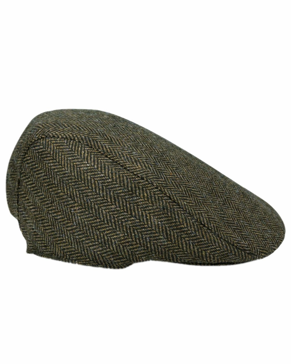 Hoggs Of Fife Herringbone Waterproof Tweed Flat Cap Exclusive Online Discount