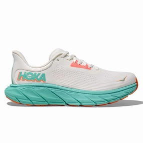 Hoka Arahi 7 Womens | Frost / Aqua Glow Exclusive Hot Pick Today Only Savings