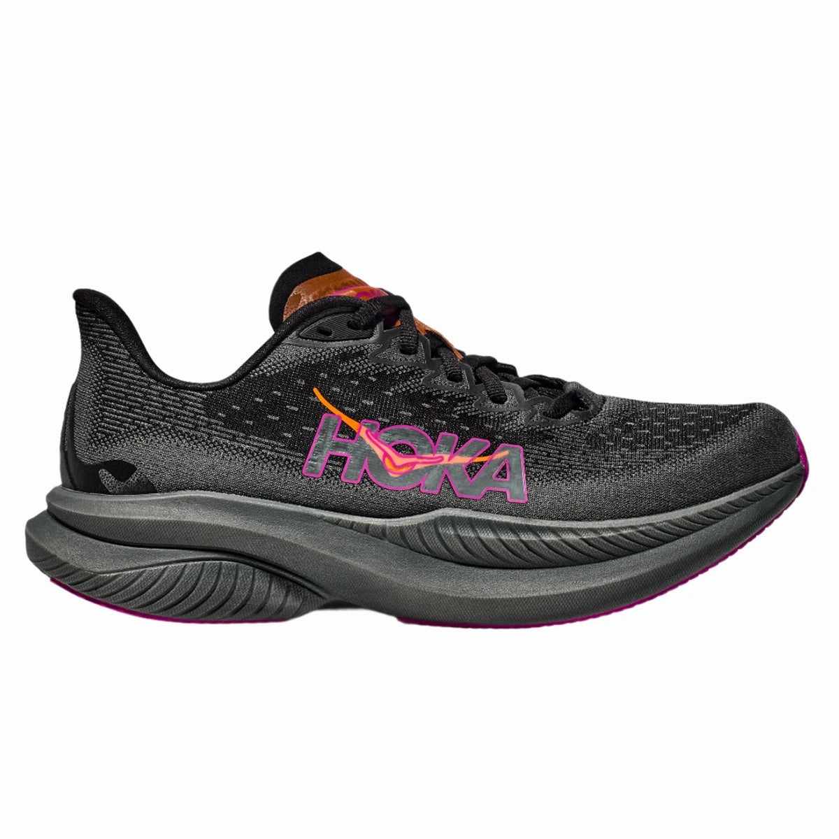 Hoka Mach 6 Womens | Black / Fuchsia Grab Save Today Limited Time Hot Deal