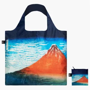 Trending Today Steal Loqi Tote Bag With Zip Pouch - Katsushika Hokusai Red Fuji