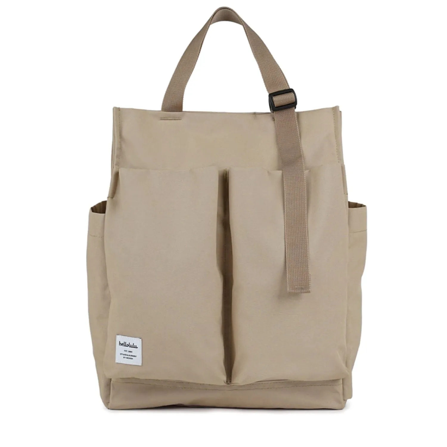 Hellolulu Luke 3 Way Vertical Tote Recycled Big Savings Today