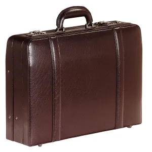 Hot Offer Ending Soon Mancini Leather Expandable Attache Case Burgundy