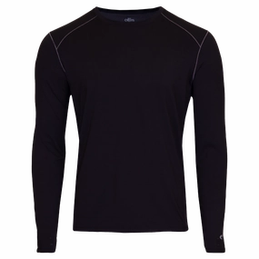EndofWeek Deals Men'S Clima-Tek Crewneck - Black