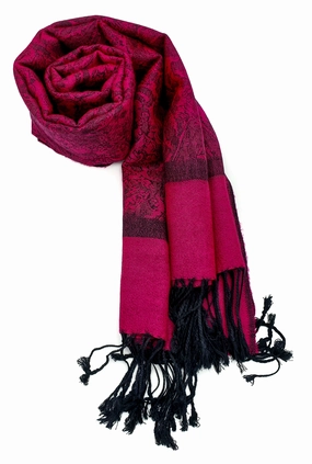 Pashmina Fuschia/Black MustHave Clearance Shop Todays Picks