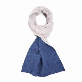 Trending Savings Now Blue And Grey Cashmere Neck Warmer