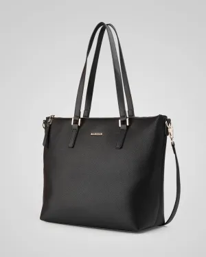 Steal the Deal Now Inga Large Zip Top Tote Bag   Stripe Bag Strap