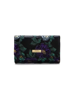 MustHave Items Shop Hot Deals Serenade - Vincent Medium Rfid Hand Painted Wallet - Floral