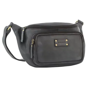 Special Price Offer MustHave Items Pierre Cardin Burnished Leather Sling Bag Pc3455 Black