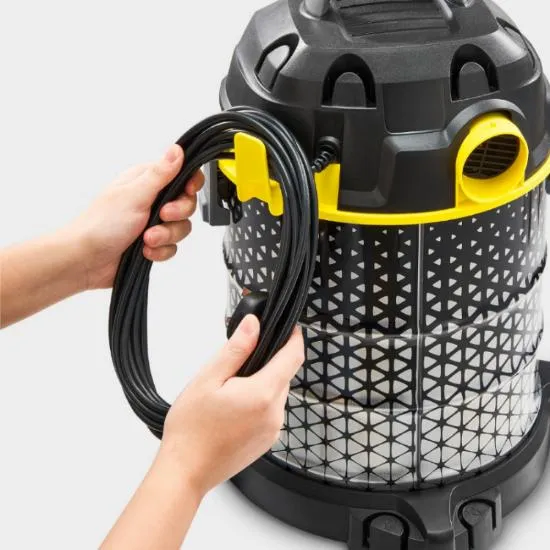 Karcher Drumvacuum Cleaner Offers Variably, 2200Watts, Adjustable Suction Power, Yellow