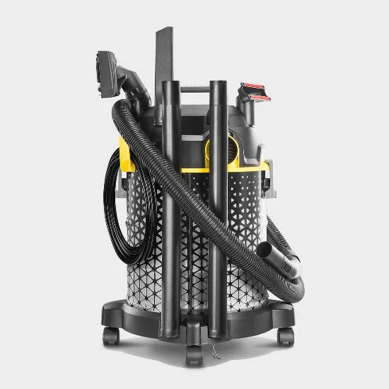 Karcher Drumvacuum Cleaner Offers Variably, 2200Watts, Adjustable Suction Power, Yellow