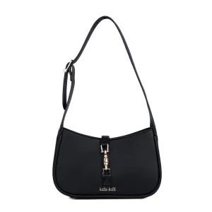 Kate Hill - Kh2455 Sarah Shoulder Bag - Black Hot Pick Sale
