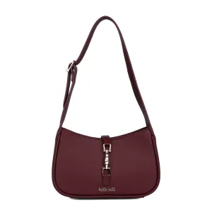 Kate Hill - Kh2455 Sarah Shoulder Bag - Cherry Clearance Event Alert