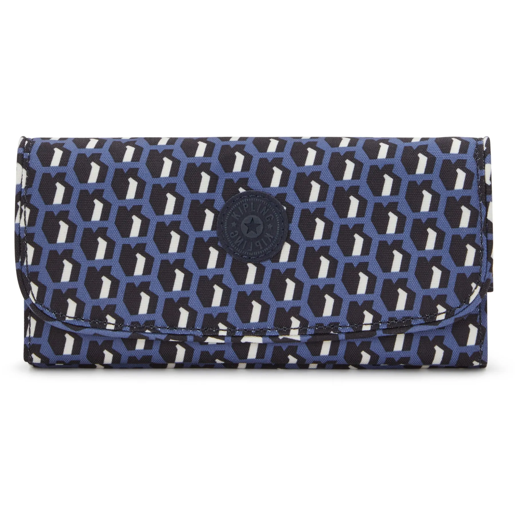 Kipling Money Land Snap Wallet - 3D K Blue Print Limited Edition Offer Shop Today Save