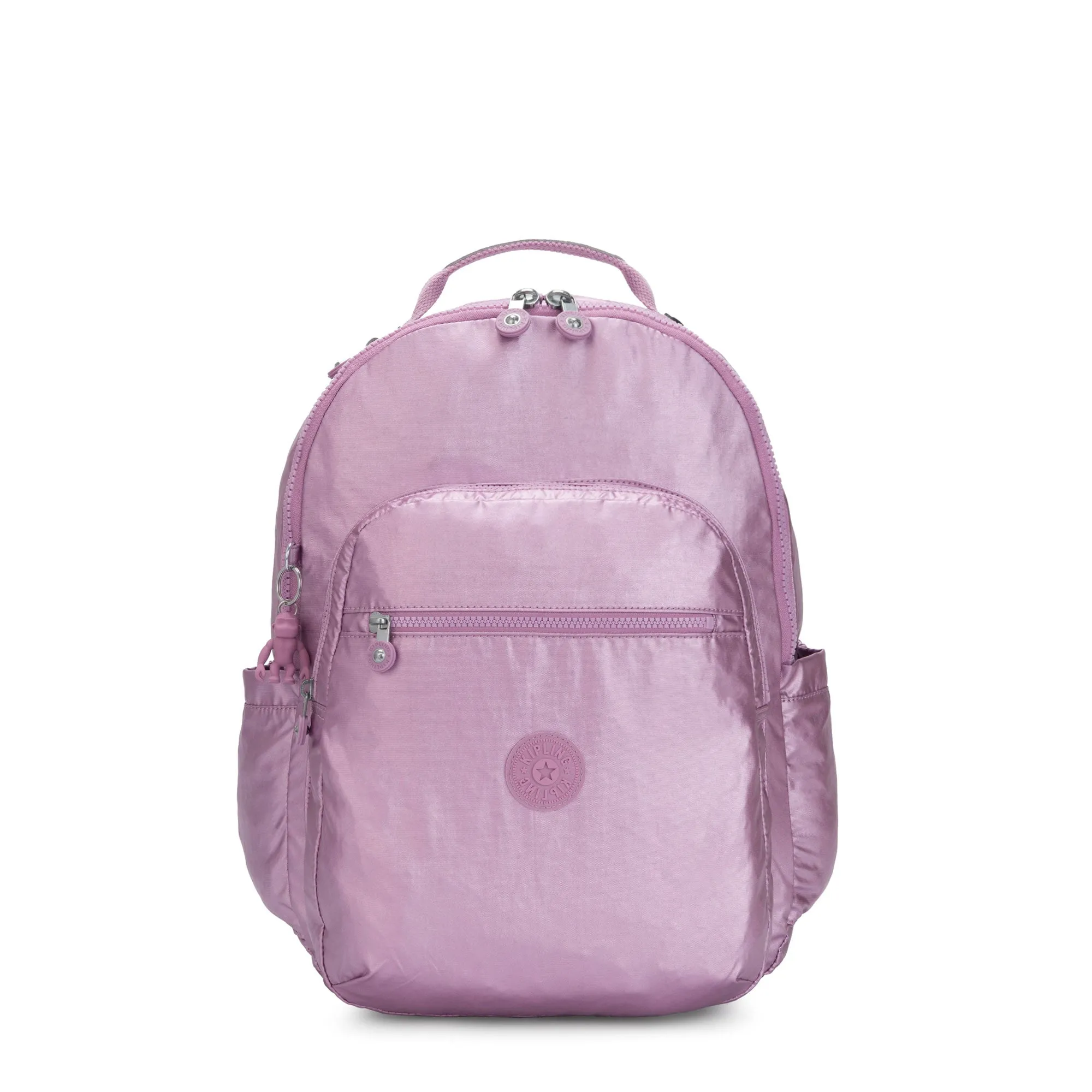 Kipling Seoul Extra Large  Metallic 17" Laptop Backpack Metallic Berry Shop Hot Deals Shop Today Save