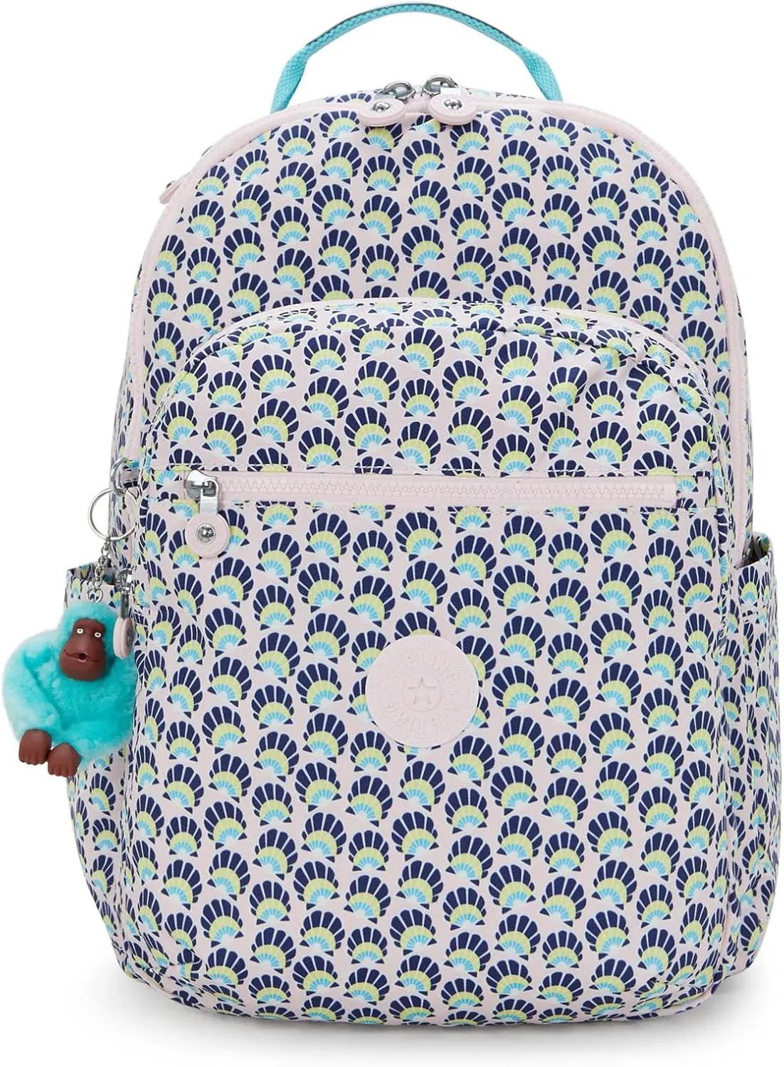 Perfect Gift Sale Kipling Seoul Large  Printed 15" Laptop Backpack - Geo Shell