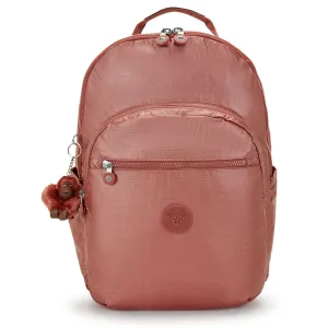 Weekend Sale Special Kipling Seoul Small Copper Metallic Tablet Backpack