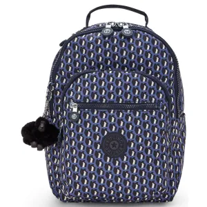MustHave Deals Today Only Special Kipling Seoul Small  Printed Tablet Backpack - 3D K Blue