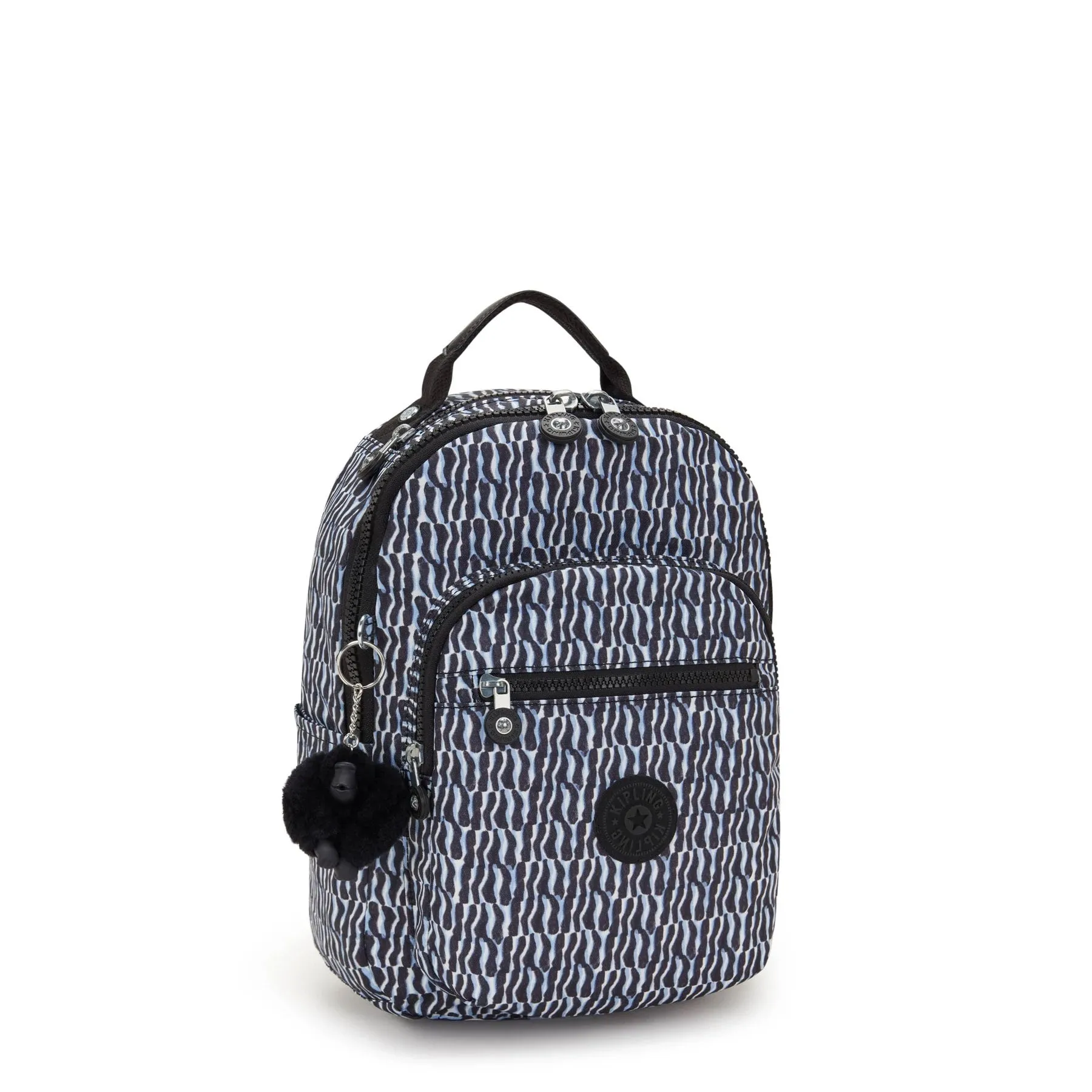 Kipling Seoul Small  Printed Tablet Backpack - Holiday Waves Print Sweet Deal Inside Perfect Gift Offer