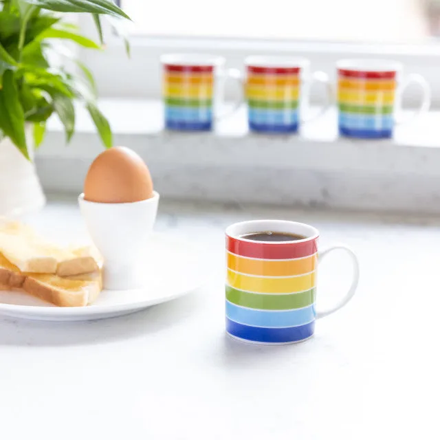 KitchenCraft Rainbow Espresso Cup
