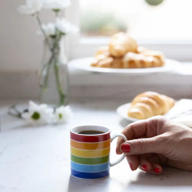 KitchenCraft Rainbow Espresso Cup