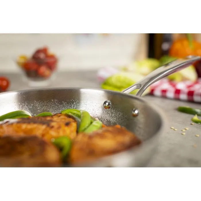 Kuhn Rikon Stainless Steel Allround Uncoated Frypan - All Sizes
