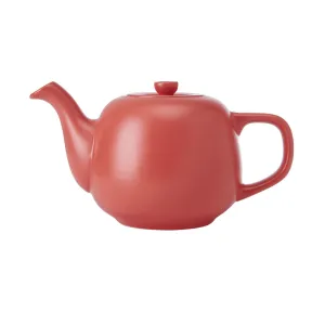 La Cafetiere Red 600ml Ceramic Teapot