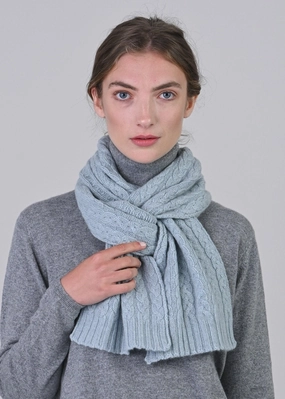 Shop Grab Offer Cashmere Cable Scarf