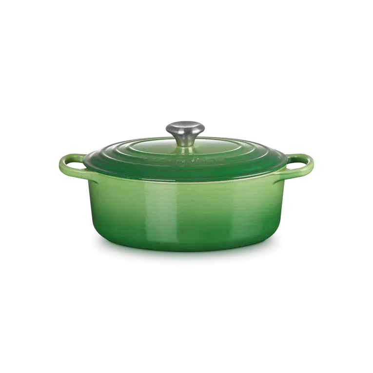 Le Creuset Signature Cast Iron Bamboo Oval Casserole - All Sizes