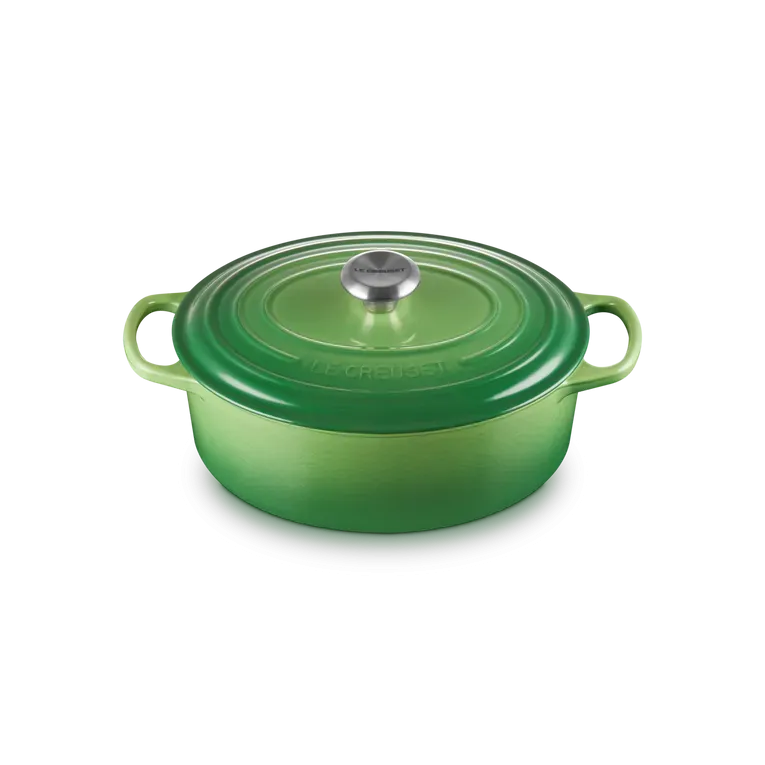 Le Creuset Signature Cast Iron Bamboo Oval Casserole - All Sizes