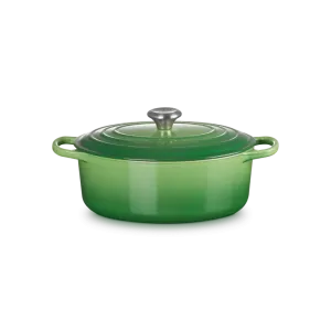 Le Creuset Signature Cast Iron Bamboo Oval Casserole - All Sizes